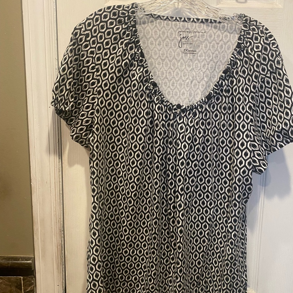 Just My Size Blouse - Size 2X